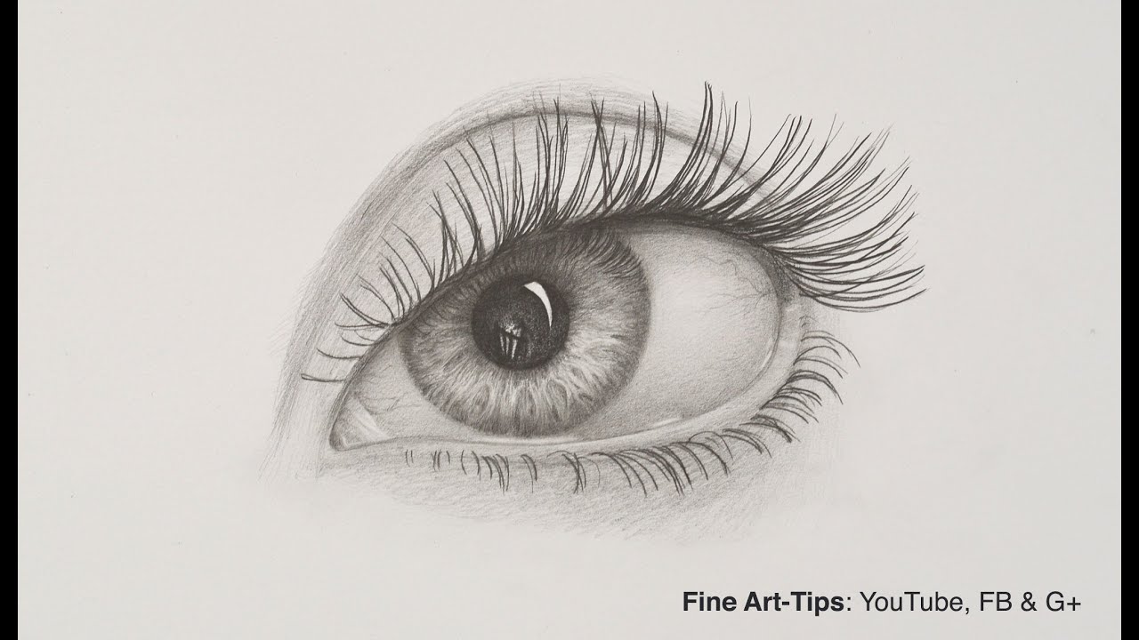 How to Draw an Eye With Pencil