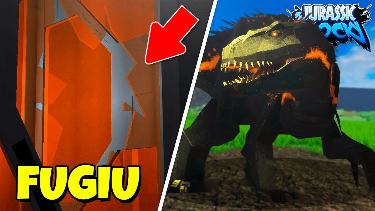 INDORAPTOR FUGIU DO LABORATÓRIO?! SEGREDOS DO NOVO MAPA!! | ROBLOX Jurassic Blocky