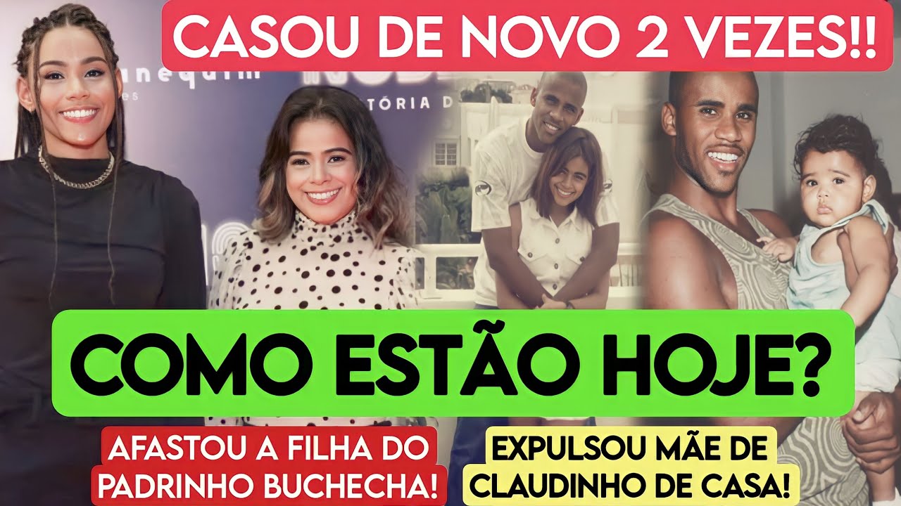 Como está a filha de Claudinho e a mulher de Claudinho Atualmente!