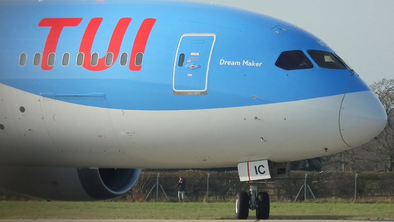TUI  Dreamliner comes back from Bridgetown (satshow)reg: G-TUII