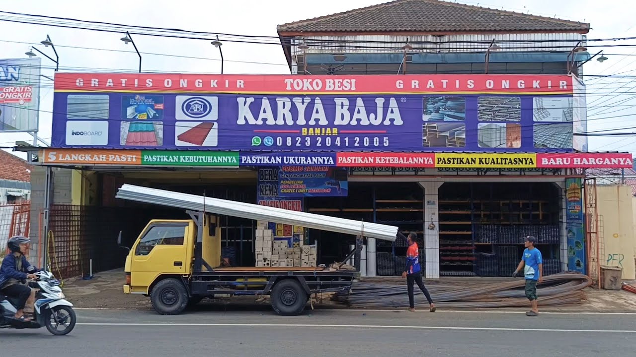 toko besi terbaik dikota banjar‼️#karyabajatv#fypyoutube #tokobesi
