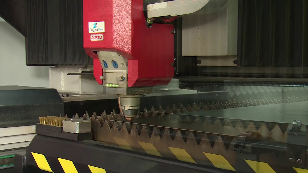 PLASMAPRO - Durmazlar fiber laser cutting machine with interchangeable worktables and IPG 6 kW