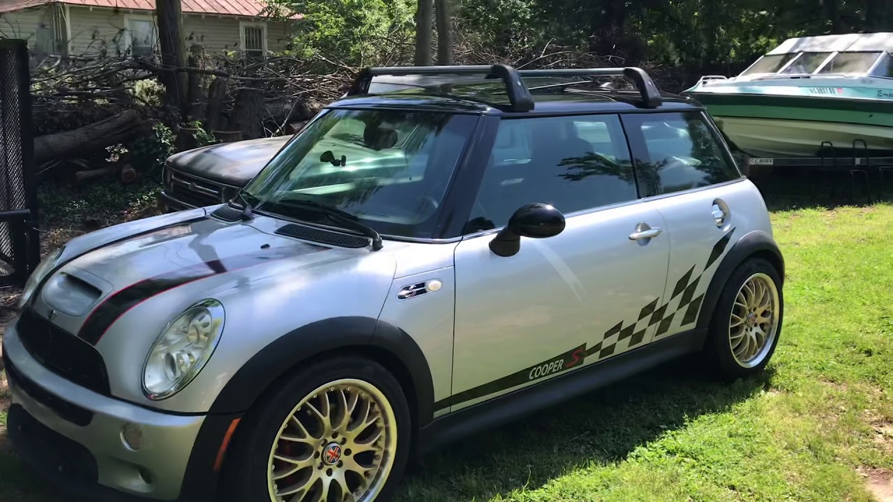 R53 Mini Cooper with R56 roof rack