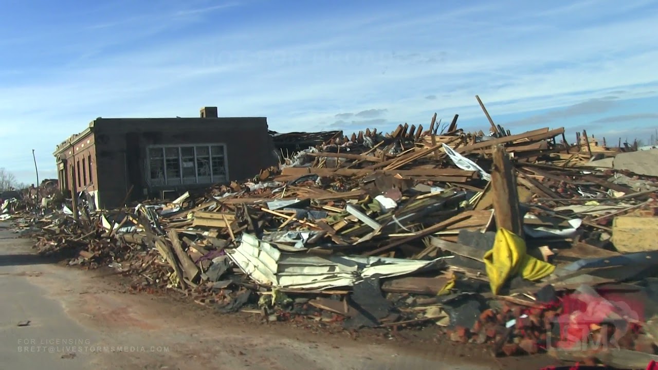 12-11-2021 Mayfield, KY Downtown Mayfield is Gone
