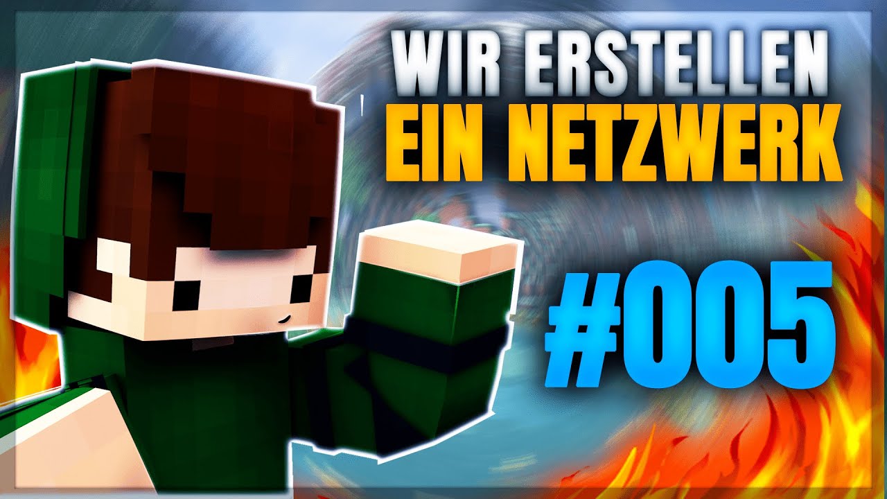 WIR ERSTELLEN EIN NETZWERK | MINECRAFT SERVER STARTEN