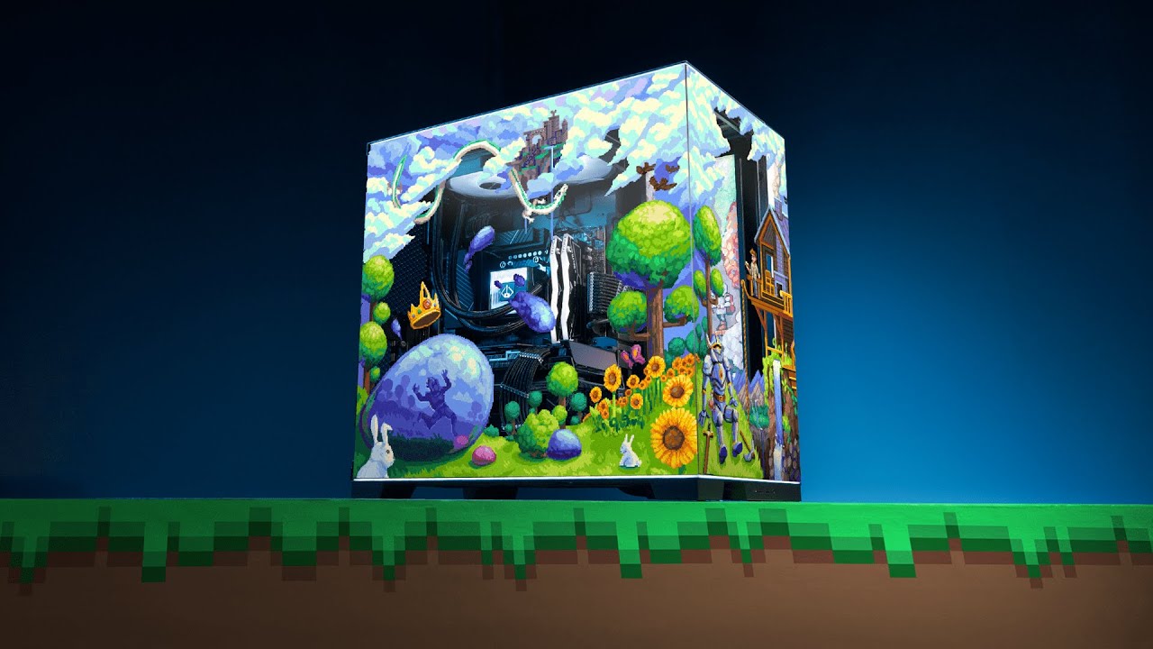 We collabed with Terraria to build a new PC! 🌳 @ReLogicOfficial