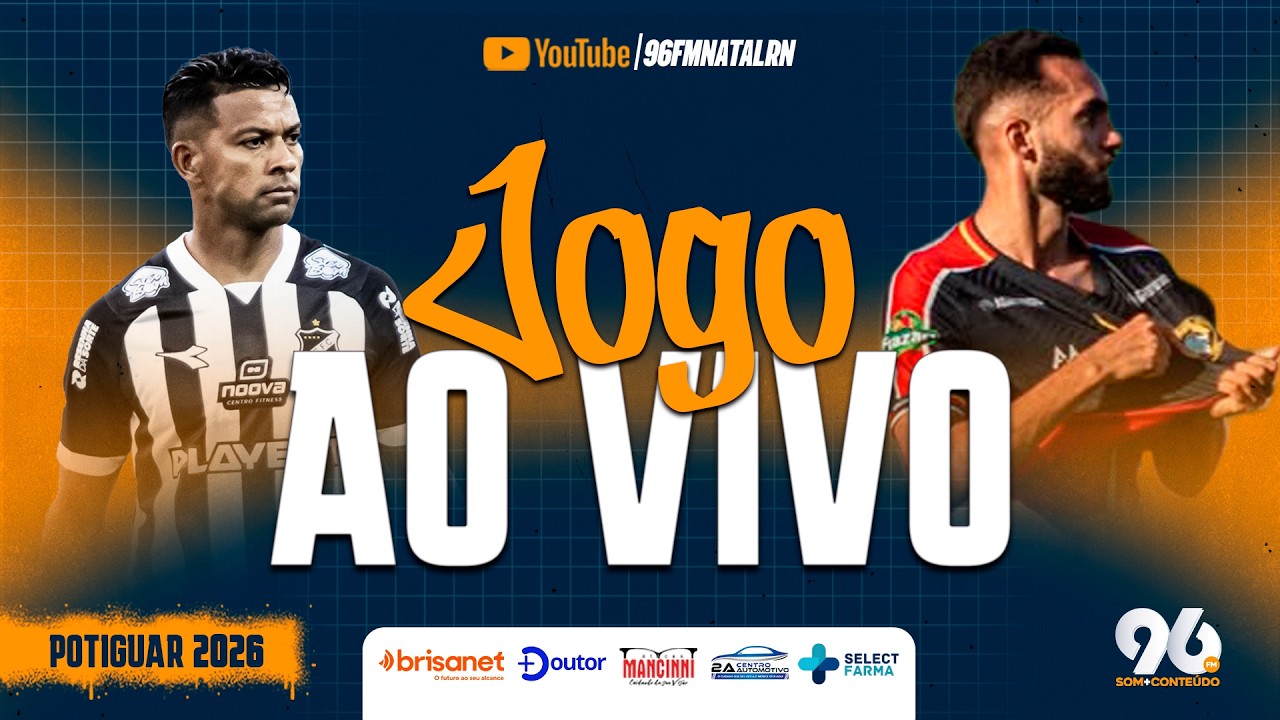 [⚫⚪AO VIVO] ABC X GLOBO - CAMPEONATO POTIGUAR 2026 - 04/02/2026