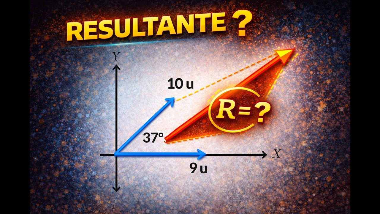 Calcular la resultante de un sistema de vectores en dos minutos