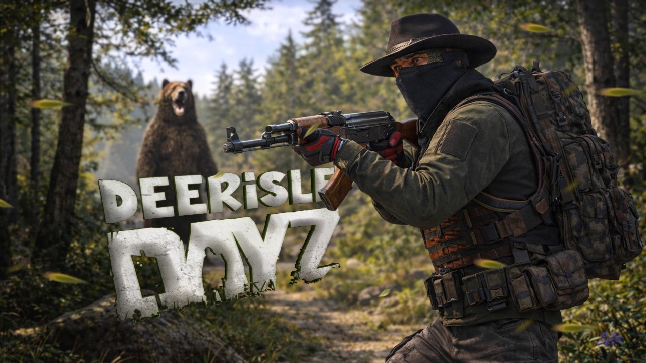Охота на МЕДВЕДЯ! Выживание в DayZ Deer Isle