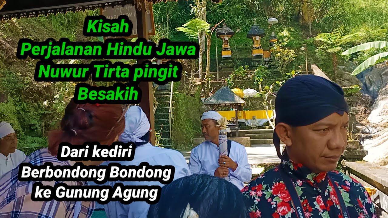 Kesasar saat menuruni jalur Pura Pingit‼️Di jurang gunung Agung dari pura pengubengan