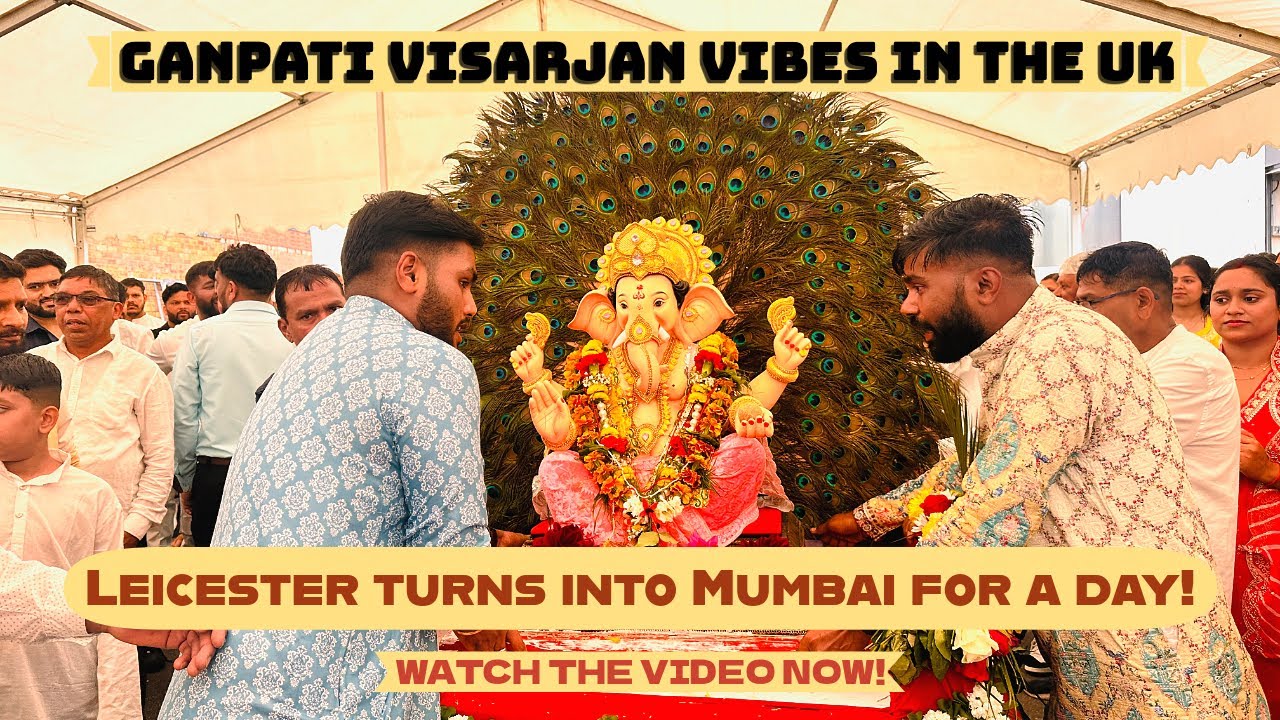 Ganpati Visarjan 2025 Leicester UK | Koli Patel Samaj Group Celebration #GanpatiVisarjan #Leicester