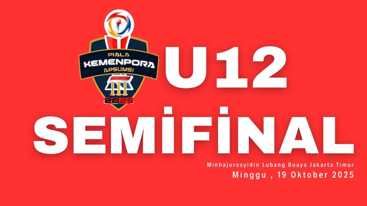 SEMIFINAL FOSSBOLINDO vs KOMJUR | PIALA MENPORA U-12 APSUMSI III 2025