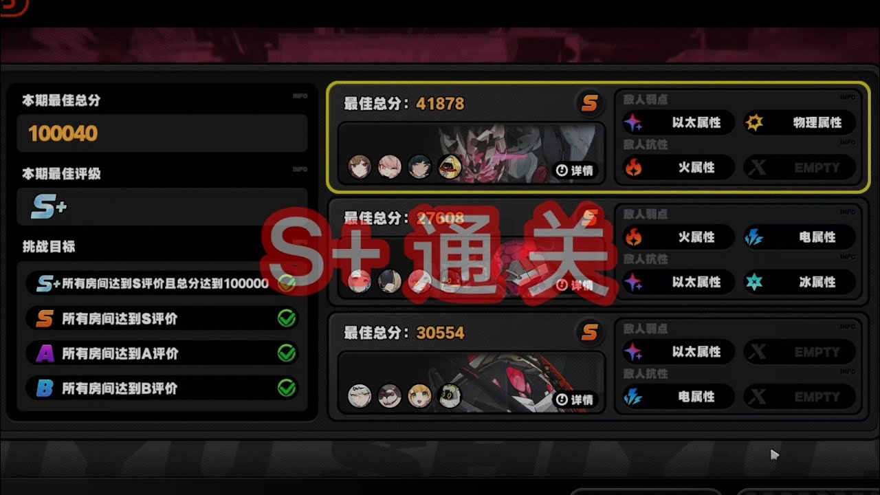 [绝区零 2.5式与防卫战 第5层]S+通关