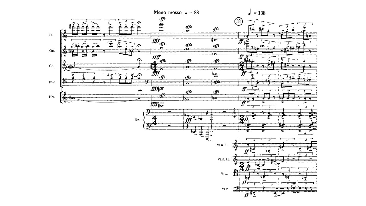 Harrison Birtwistle - Tragoedia (Audio + Full Score)