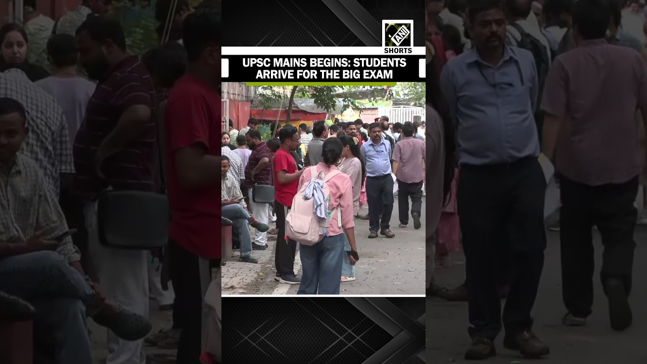 Students arrive for UPSC Mains 2026 as civil services exam begins today