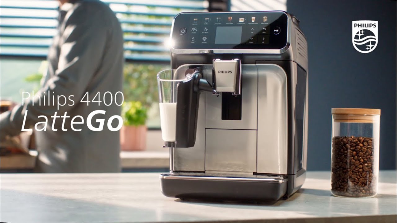 Introducing Philips Series 4400 LatteGo  Automatic Coffee Machine
