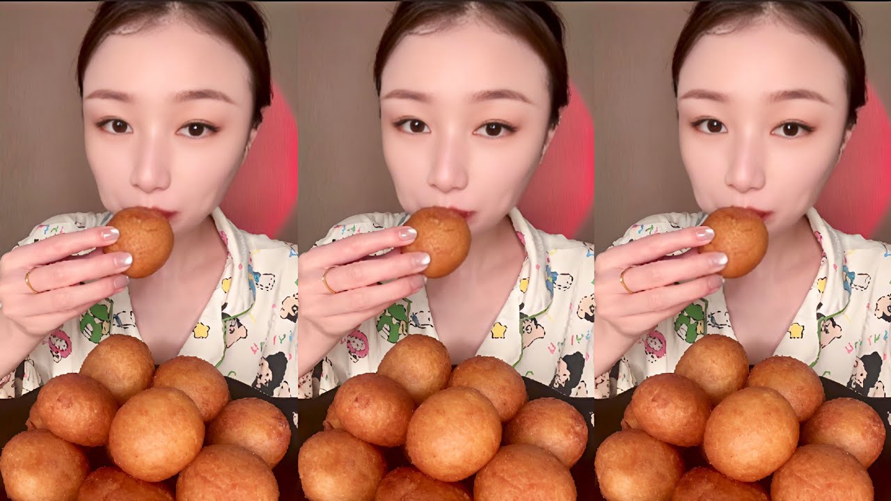 SUGARCAKE & FRIEDCAKE MUKBANG | ASMR Eating Sounds | Crispy Outside, Soft Inside! 