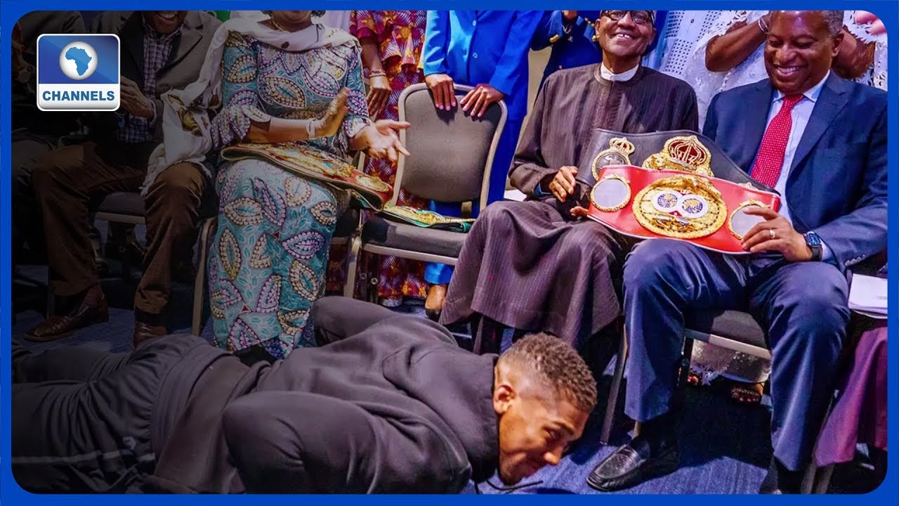 'I’ll Stand Up For Nigeria' Anthony Joshua Tells Buhari