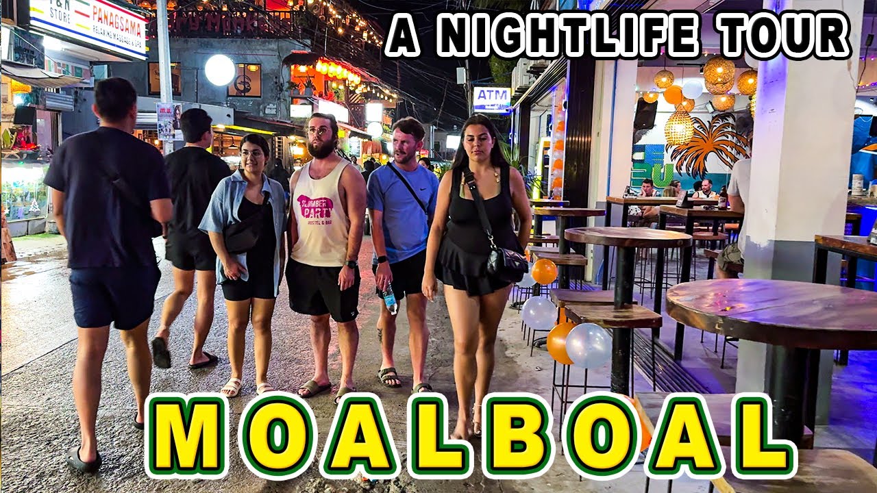 Night Vibes in MOALBOAL CEBU: Exploring the Town’s Lively Nightlife | Cebu Walking Tour