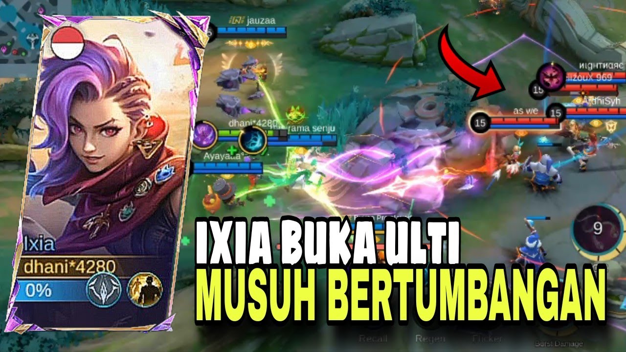 IXIA TERLALU BAR-BAR,BIKIN MUSUH TERKAPAR‼️⁉️-Mobilelegend 