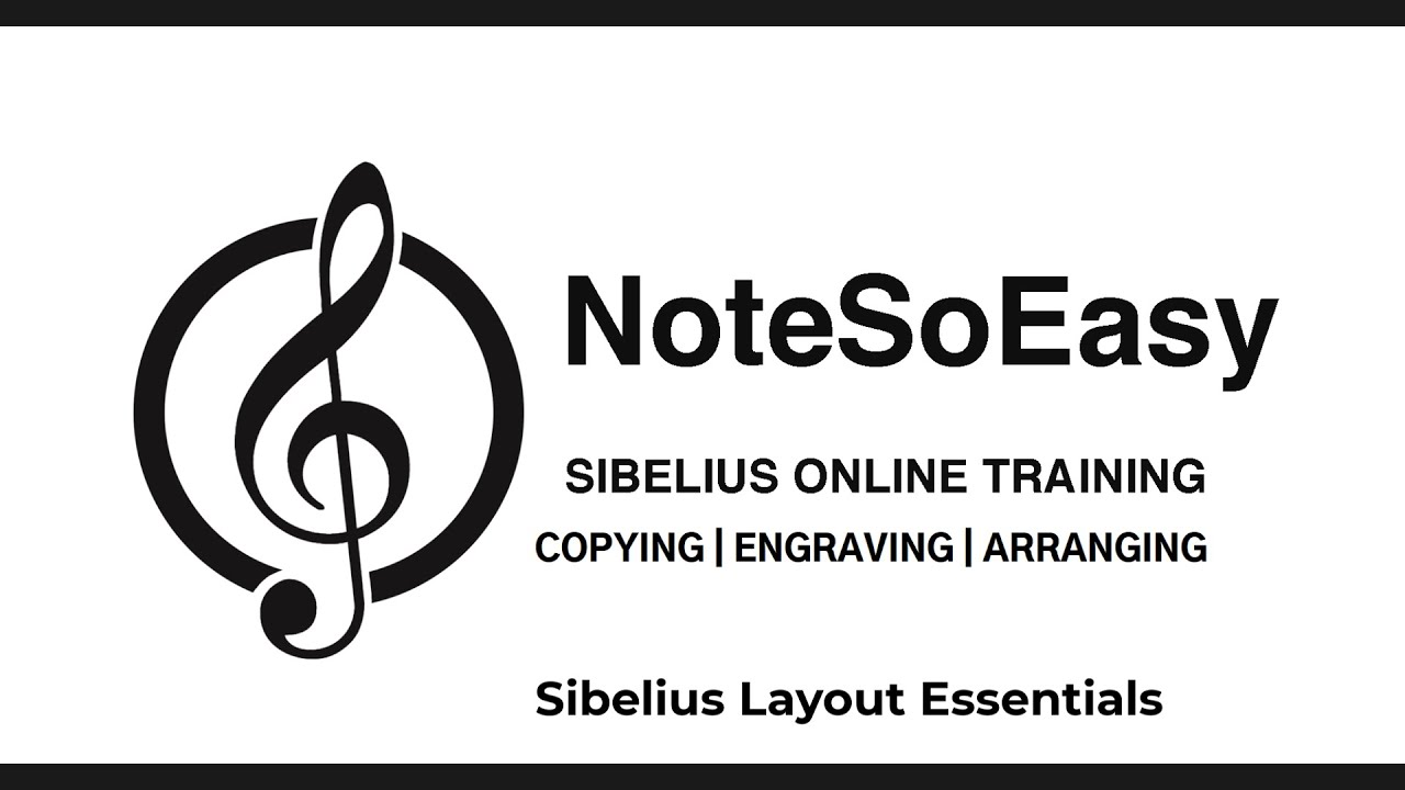 Sibelius Layout Essentials.