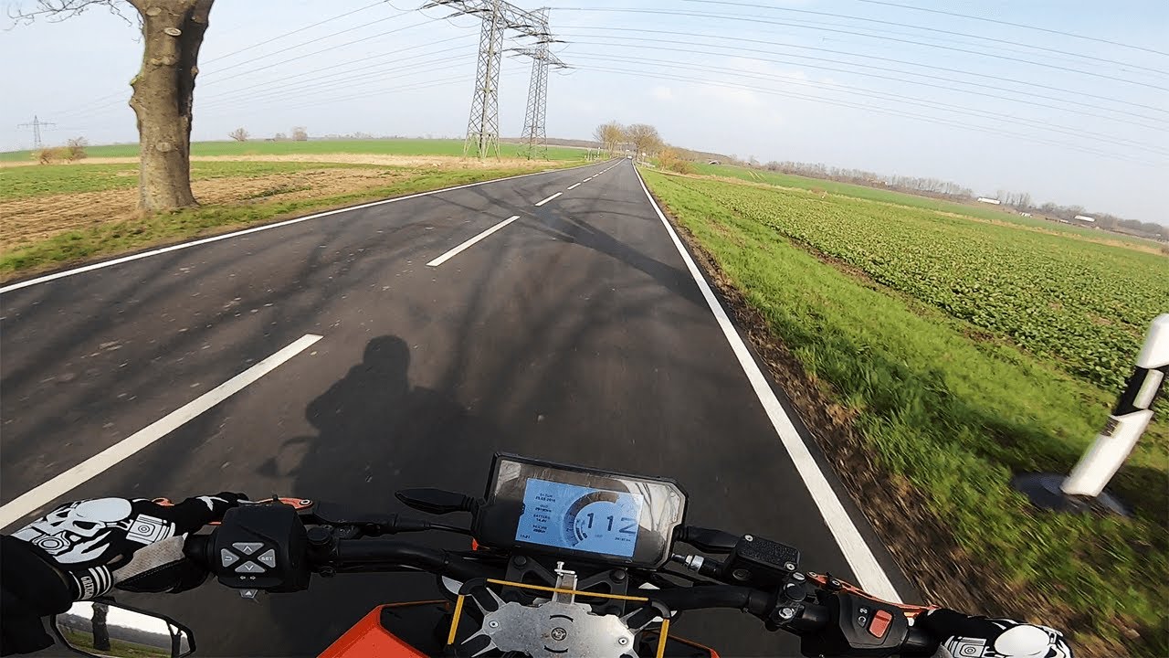 ride to girlfriend - KTM DUKE 125 2020 Akrapovic [No DB-killer]