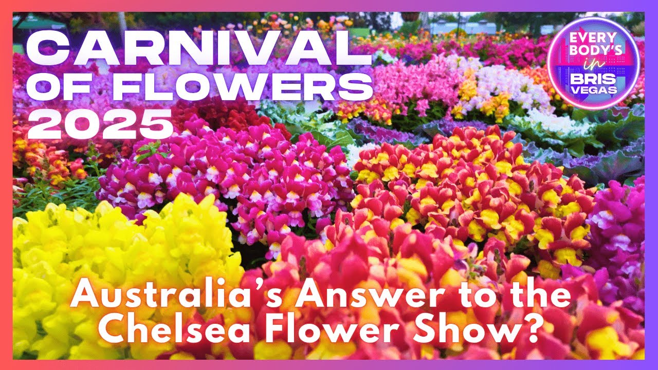 Carnival of Flowers 2025・Queen's Park Toowoomba Walking Tour・4K 60fps
