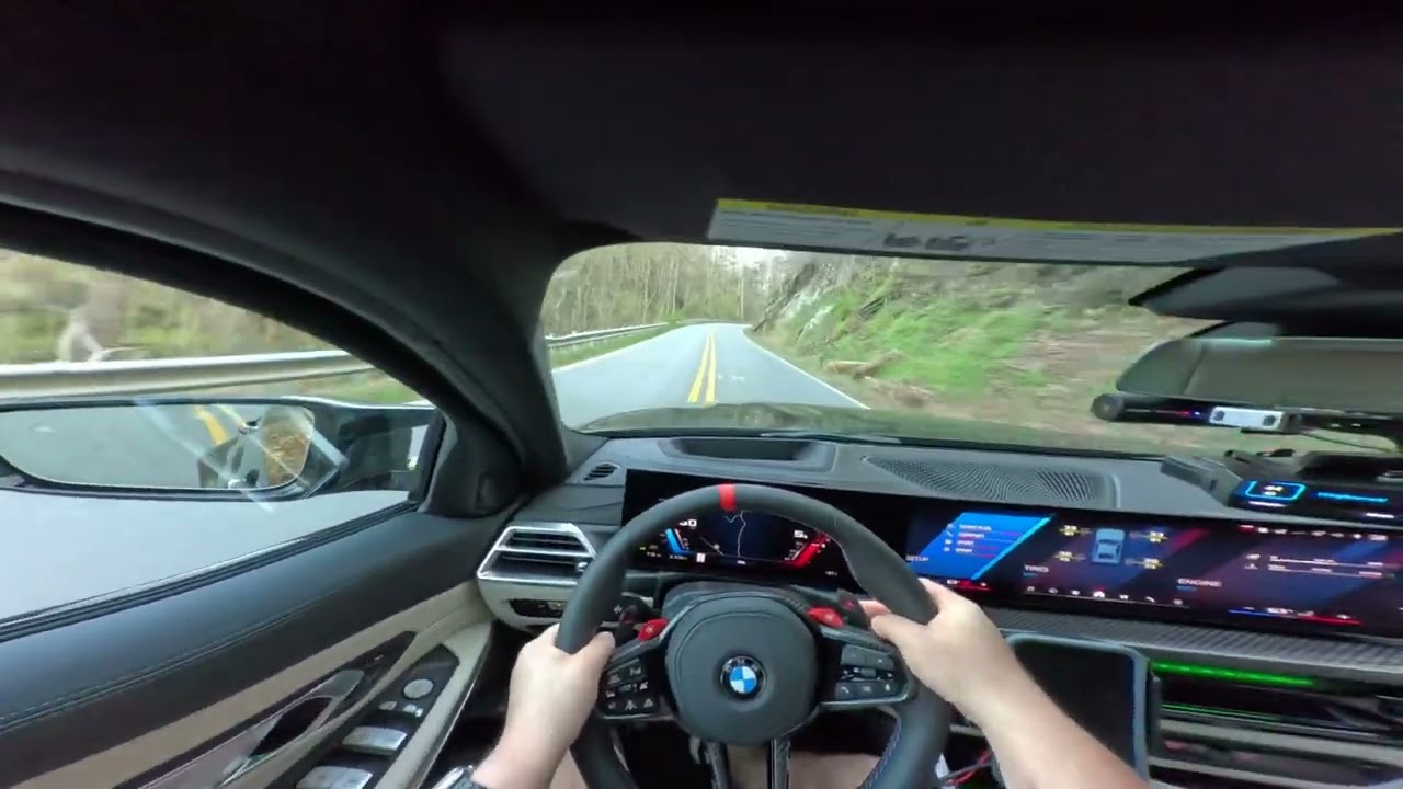 BMW M3 POV: 2025 BMW G80 M3 POV Canyon Carving