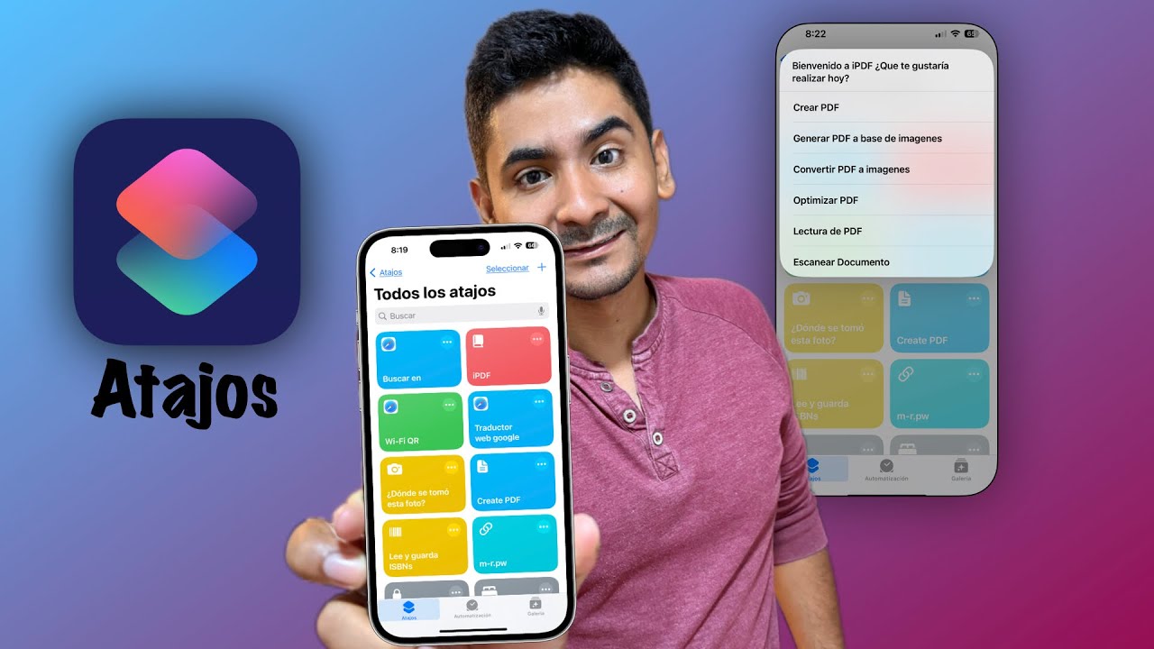 La APP de ATAJOS del IPHONE lo soluciono
