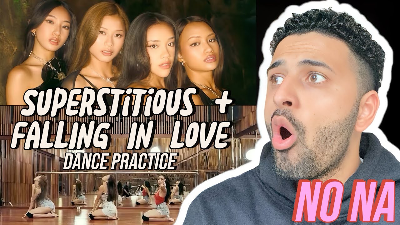 NO NA - SUPERSTITIOUS + FALLING IN LOVE DANCE PRACTICE | REACTION!!