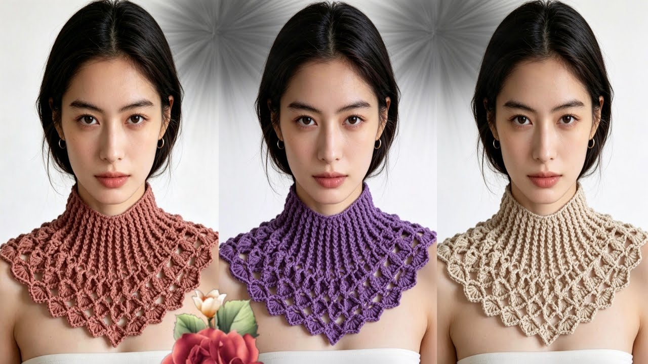 ⛔️ Guau!! El CUELLO en Tendencia más VENDIDO en internet (PUNTO PETÁLOS DE FLOR) 😱😱