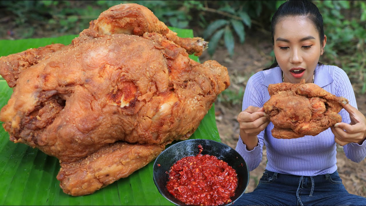 Cooking chicken crispy with chili sauce recipe - Cooking skill