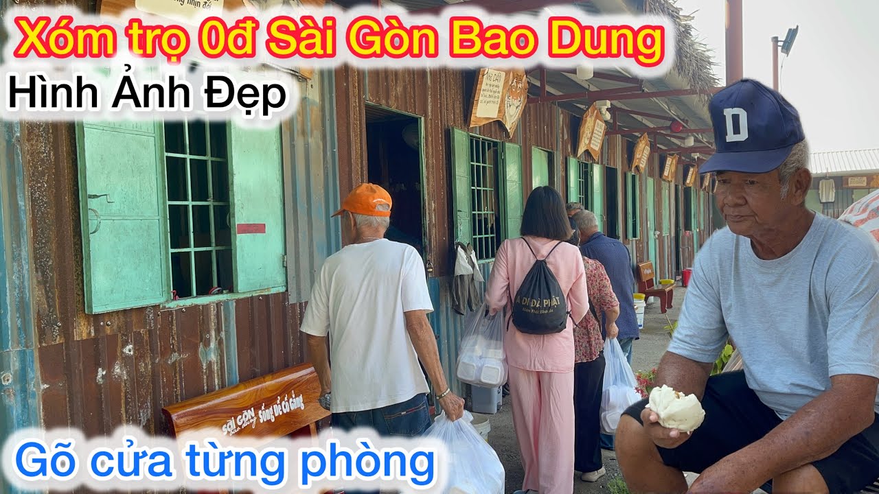 Hình Ảnh Đẹp Các Nhà Hảo Tâm Giúp Đỡ Các Cụ Già Neo Đơn Trong Xóm Trọ 0Đ 
