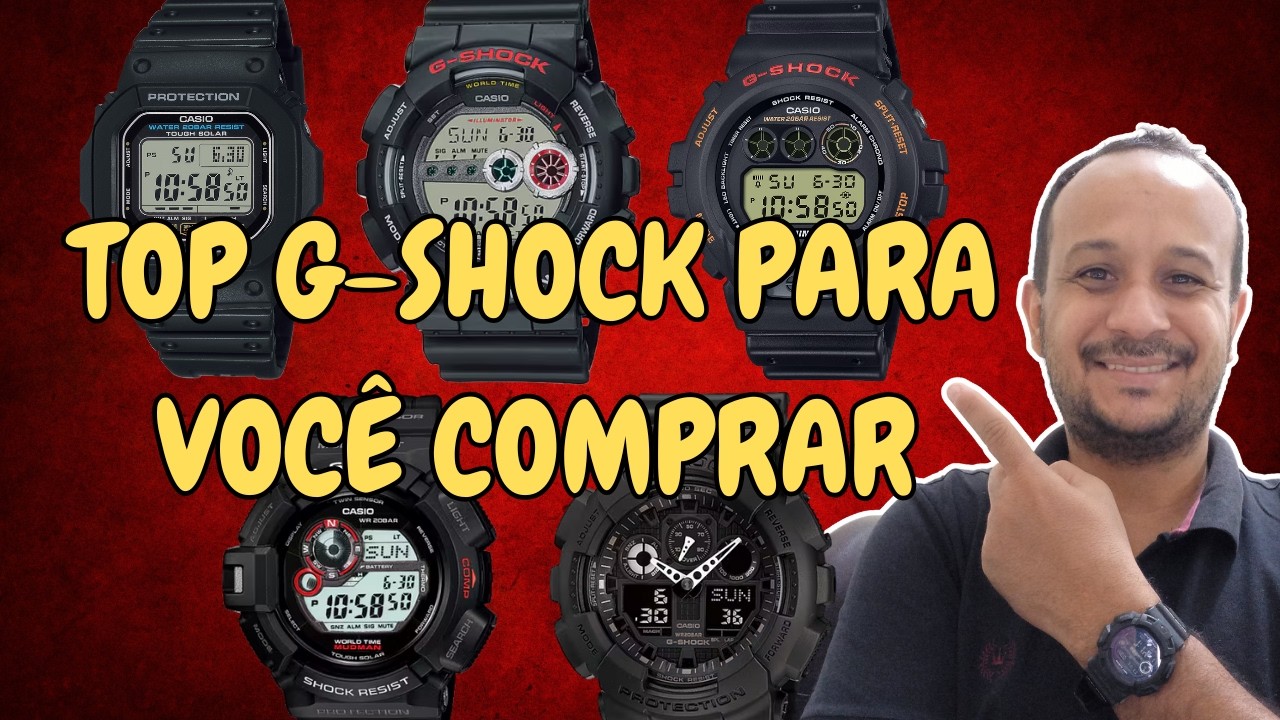 GA-2100, DW-5600, Rangeman… Qual G-Shock REALMENTE vale seu dinheiro?