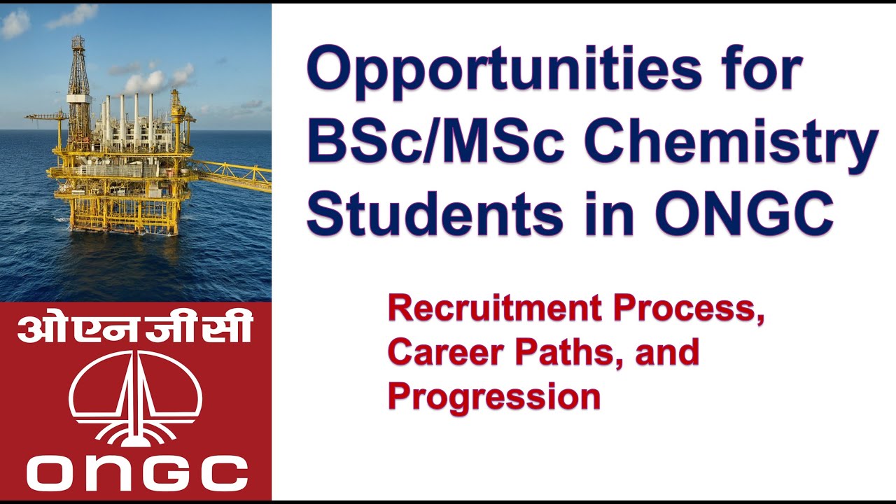 Careers in chemistry || Career in ONGC || Jobs after BSc || Jobs after MSc || JOBs in PSU || ONGC