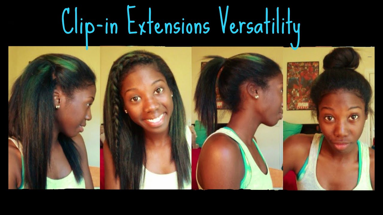 Clip-in Hair Extension Versatility