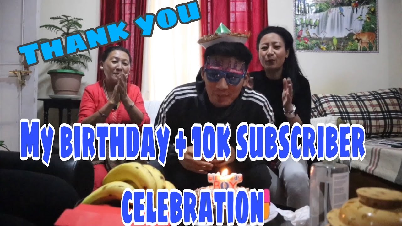 My birthday 🍰 || 10k subscriber celebration 🎉 || Tibetan Vlogger || Bir ||