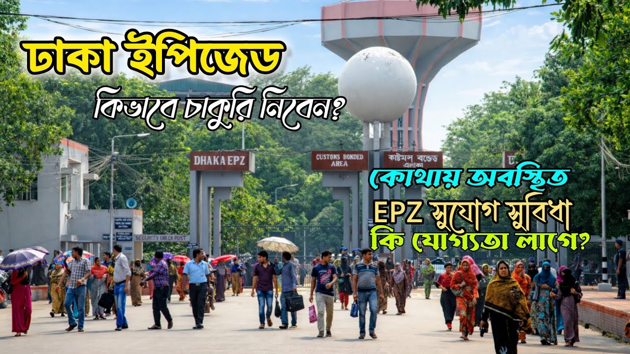 ঢাকা ইপিজেড | Dhaka EPZ | ইপিজেডে কিভাবে চাকুরি নিবেন 