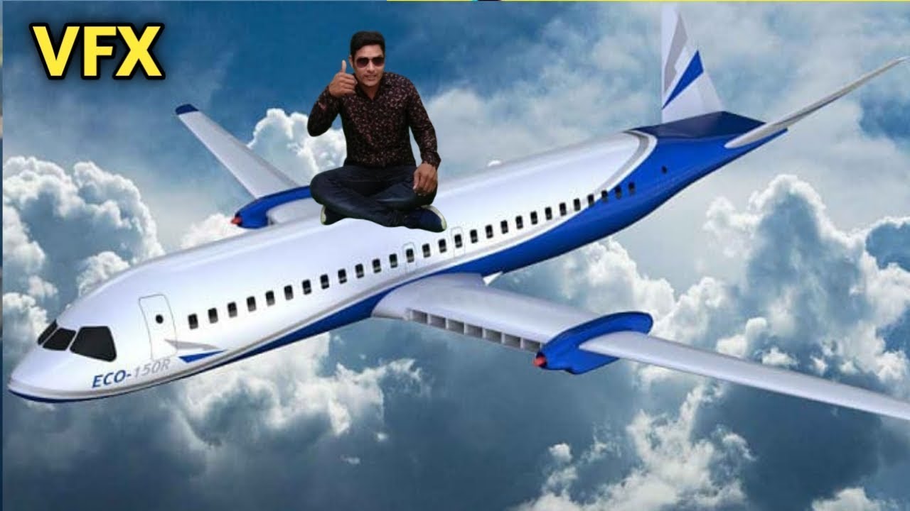 Tik Tok Flying on plane | plane ke upar udne wala video kaise banaye | Flying plane Tutorial
