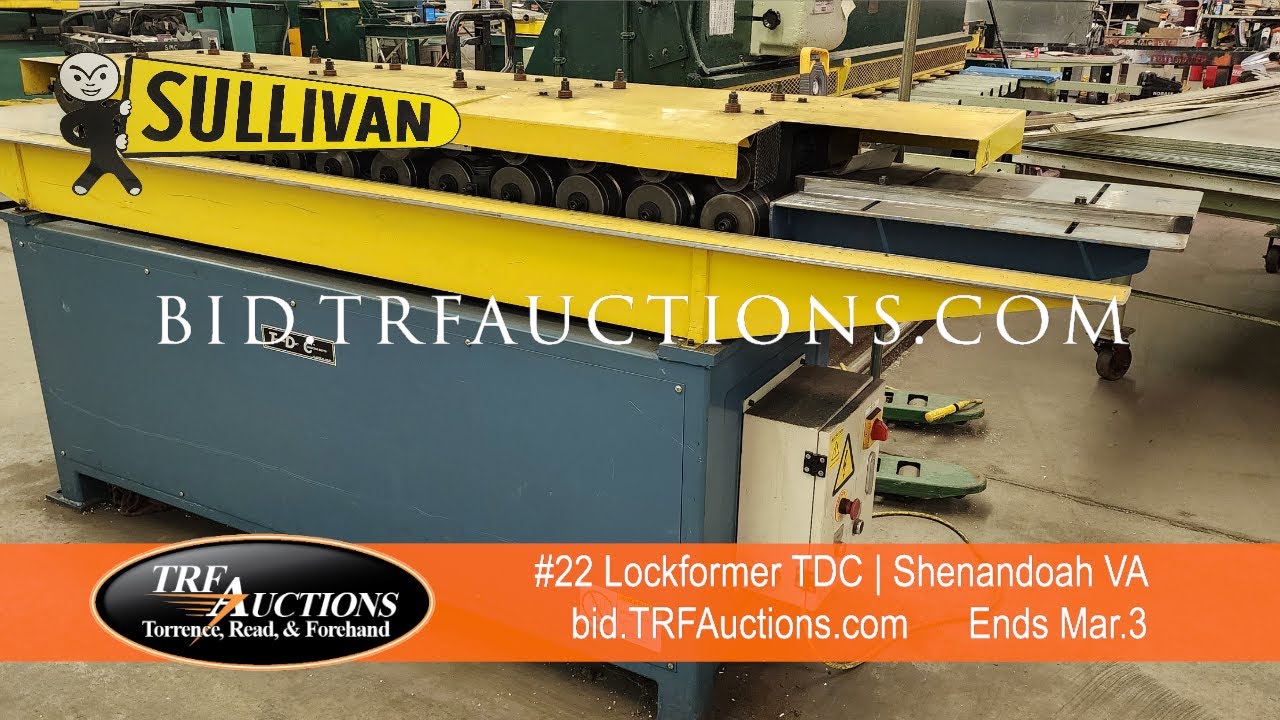 Sullivan Mechanical Auction It.22 Lockformer TDC