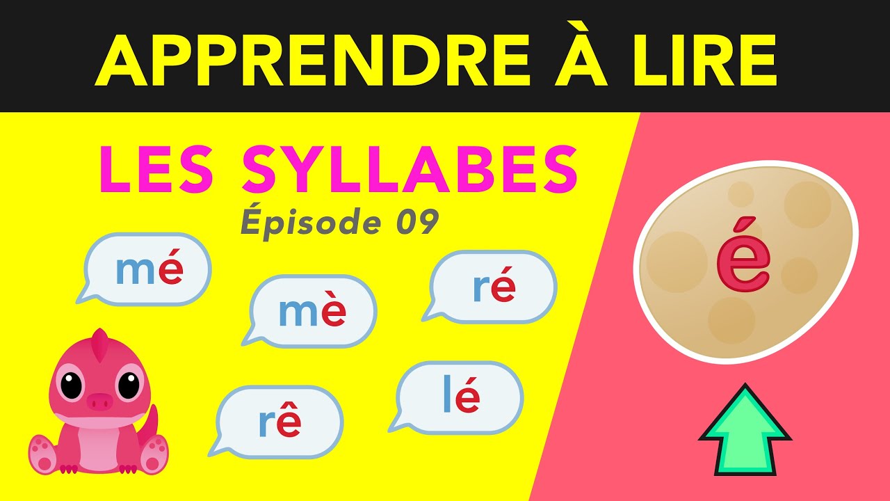 Lecture de syllabes avec les lettres É È Ê | Méthode Syllabique Bobo (maternelle - CP - CE1)