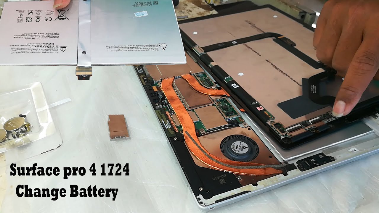 Surface pro 4 1724 Change battery Replacement