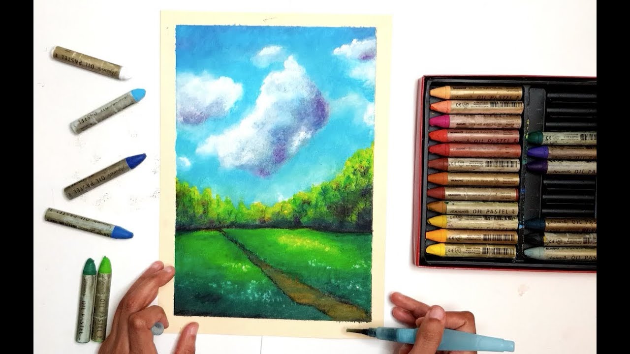 Mungyo water-soluble oil pastels 🎨Review and Demo