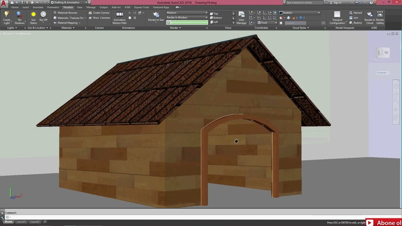 Autocad Dersleri 3d Modelleme (Autocad 3d Tutorial For Beginners)