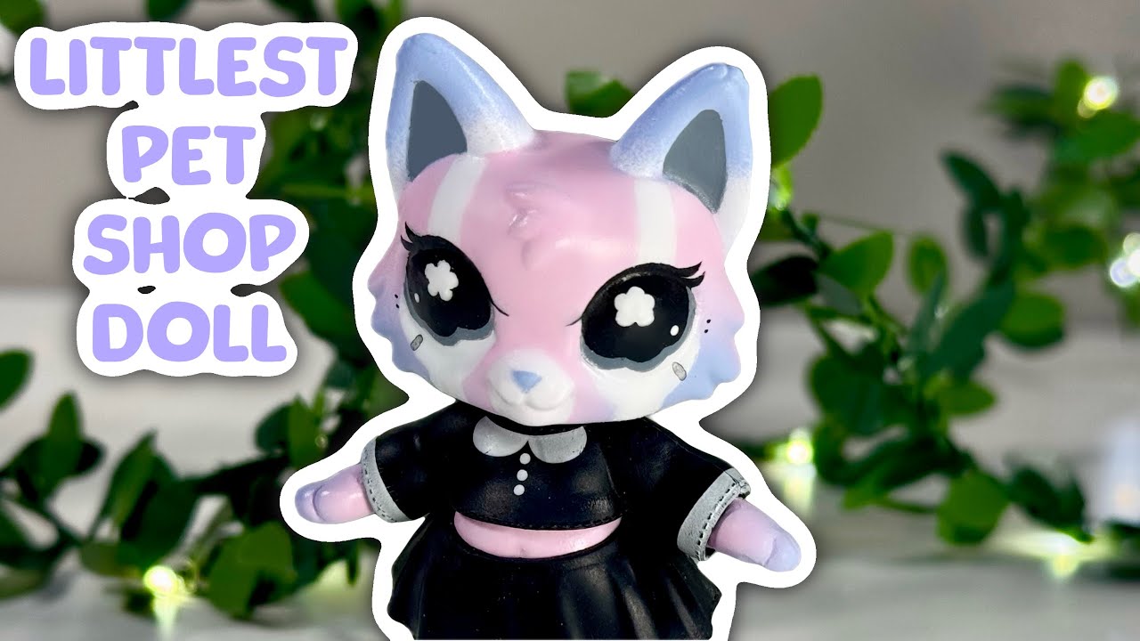 littlest pet shop doll | customize lps with me | lps anthro custom