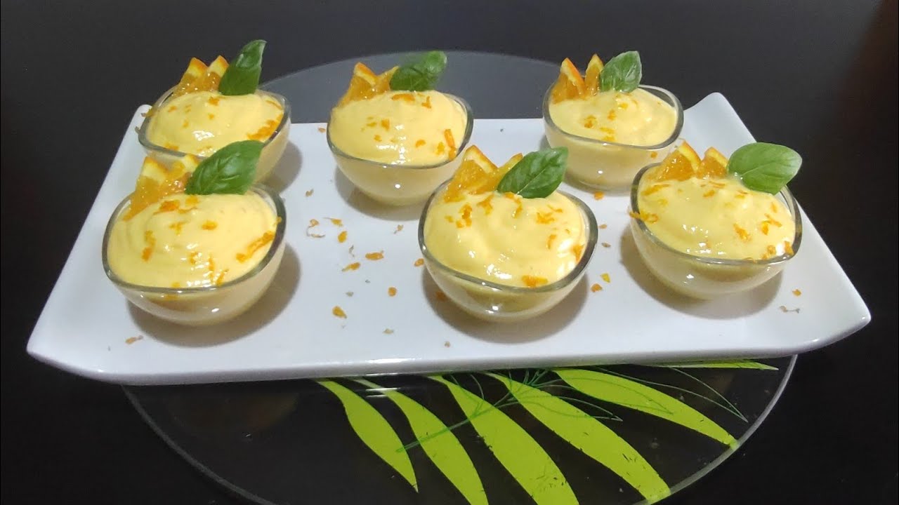 Mousse &agrave; l'Orange : Une Douceur L&eacute;g&egrave;re et Fruit&eacute;e.