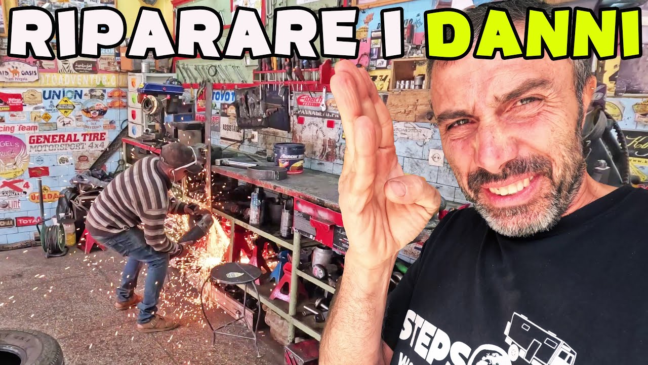 Come è ANDATA a FINIRE 😵 Ripariamo i danni e facciamo modifiche 🔥 giro del mondo in camper 4x4