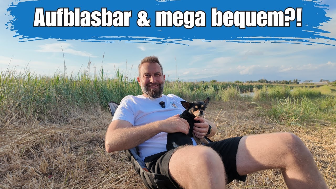 Aufblasbarer Campingstuhl im Test – So gut ist das Modell von Reimo wirklich!
