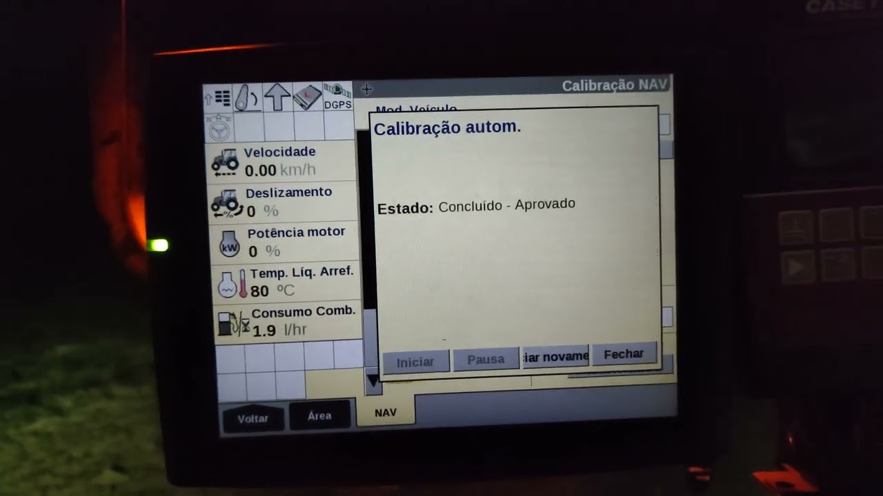 Calibração do Piloto monitor Pro 700