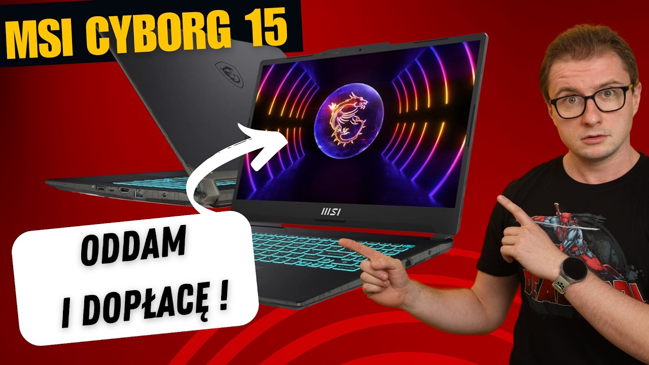 Nominacja na najgorszy LAPTOP dla graczy 2023 ! #rtx4050 MSI #Cyborg15